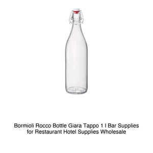 Bormioli Rocco 1 L <b>Jar</b> Bottle with Cap - Product Image 2