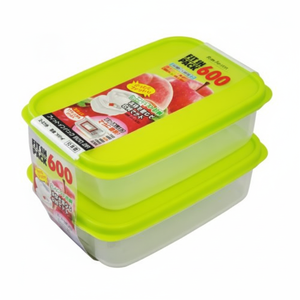 Confezione da 2 centesimi 600 contenitore per alimenti verde - Product Image 1