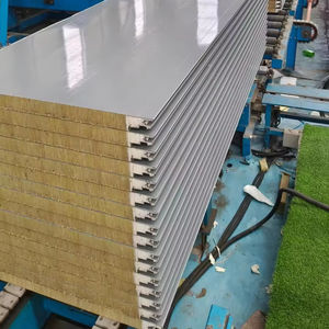 Panneau sandwich isolant en laine de roche et PU, ignifuge A1, résistant à 1000°C, pour la rénovation des installations industrielles en Allemagne - Product Image 3