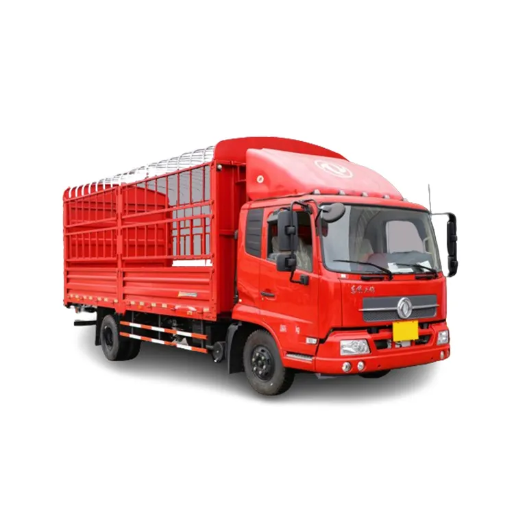 Selling 4x2 6 wheeler diesel power euro 5 emission level medium DFH5160CCYBX1JV van delivery box fence lorry cargo truck