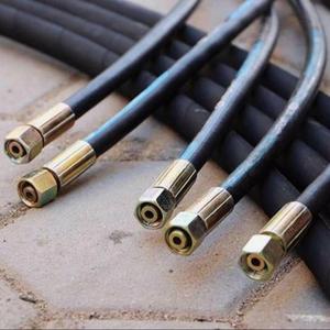 중국 도매 1/4 ''-2'' 유연한 실리콘 튜빙과 같은 고무 호스의 유압 고무 호스 에탄올 저항 연료 호스 높음 - Product Image 1