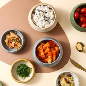 Bol en <span class=keywords><strong>céramique</strong></span> couleur unie pour sauces, salades et desserts – Style rétro, cadeau de luxe, idéal pour apéritifs, accompagnements et condiments – Ustensiles de cuisine et de bar - Product Image 5