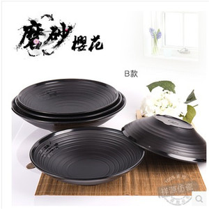 Black Stackable Ceramic Bowls With Lid For Noodle Soup Hot Pot Japanese Style Home Use - Product Image 3