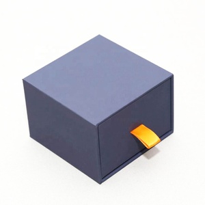 Personnalisé De Luxe Foncé Décoratif Carton Coulissante D'emballage de Boîte de Cadeau de Bijoux Avec <span class=keywords><strong>Tiroirs</strong></span> - Product Image 2