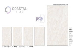 MODELOS CREMA Carreaux de porcelaine polie 9mm 600x1200MM / 24X48 Carreaux de briques réfractaires de qualité supérieure au design moderne et classique certifiés CE - Product Image 2