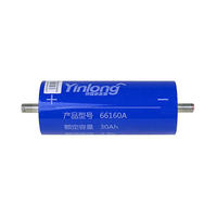 Batterie cylindrique rechargeable LTO 66160A 25AH 30AH 40AH 45AH 2.3V LTO 48v Lifepo4 pour appareil photo en stock