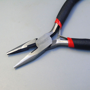 Bán buôn Mini Thép đa chức năng kìm với nhựa xử lý sắc nét đường chéo mũi dây kẹp DIY lớp OEM tùy biến Grip - Product Image 2