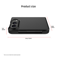 Étui de téléphone pliable en PC rigide mat givré, fin et résistant aux chocs, avec protection d'écran pour iPhone 18 Fold