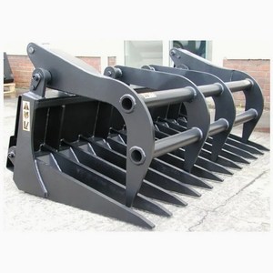 Khuyến mãi!! 84 "Skid chỉ đạo thủy lực cỏ vật lộn bánh xe loader Skeleton ngã ba vật lộn - Product Image 3