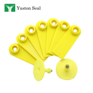 YTET003 <span class=keywords><strong>YUSTON</strong></span> 55*19MM Étiquette d'oreille en TPU de haute qualité pour le suivi du bétail, porcs, vaches, moutons, avec codage laser carré pour la ferme - Product Image 2