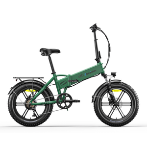 Bicicleta Eléctrica Plegable 2026 de 20 Pulgadas con Frenos de Disco Hidráulicos, Amortiguador Delantero, Carga Máxima de 120 kg, Faro LED, para Exteriores - Product Image 6
