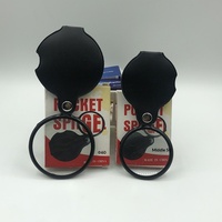 Loupe de lecture portable pour personnes âgées, mini, pliable, avec étui en cuir, classe I, avec poignée, 5x 50/60 mm