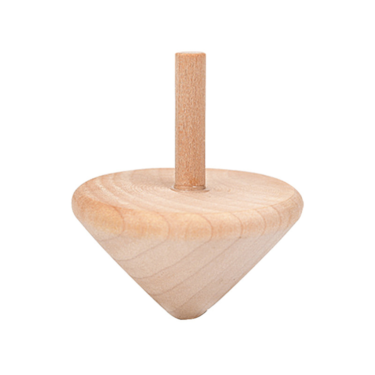 Классическая игрушка из натурального дерева на заказ для детей, Классическая рекламная и деловая Подарочная мини-Гироскопическая деревянная игрушка для спиннинга