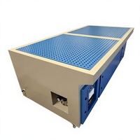 Banc de travail de ponçage à aspiration descendante pour tôles, ventilateur haute puissance, aspiration constante multi-cartouches, fournisseur OEM ODM