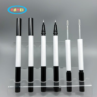 2 en 1 Gel líquido multifuncional para cejas y tubo vacío para delineador de ojos Envases de lápiz para cejas veganos personalizados con gel para cejas
