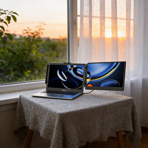 Monitor Esterno Portatile ad Alta Definizione da <span class=keywords><strong>14</strong></span> <span class=keywords><strong>Pollici</strong></span>, Connessione Type-C Plug and Play, Bassa Latenza per PS3/4/5, Switch, Xbox, <span class=keywords><strong>MacBook</strong></span> - Product Image 1