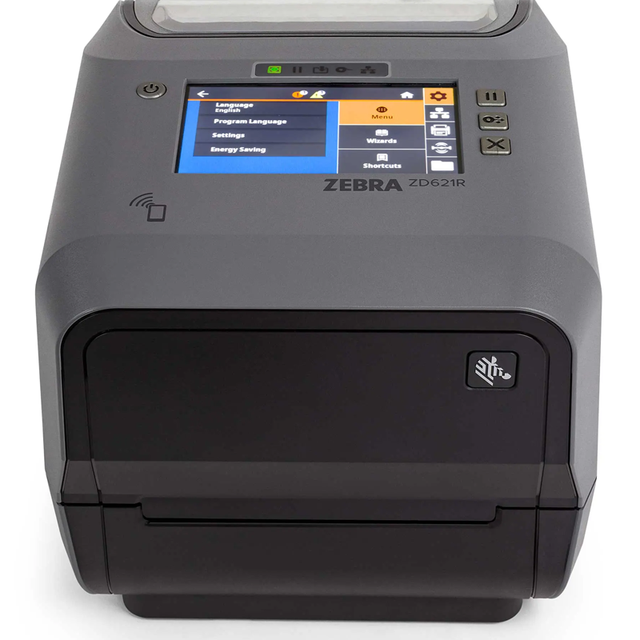Zebra ZD621R UHF RFID Thermal Printer Replacing Thermal Transfer Industrial Sticker 300DPI Jewelry Garments Tags in Stock