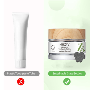 Tùy chỉnh rắn Kem Đánh Răng Fluoride miễn phí than tre hoạt tính hơi thở tươi du lịch kem đánh răng máy tính bảng - Product Image 5