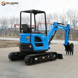 SHANDING จัดส่งฟรี รถขุดขนาดเล็ก 2.5 ตัน รุ่นใหม่ เครื่องจักรกลการเกษตร 2500 กก. รถขุดขนาดจิ๋ว คูโบต้า สำหรับขาย - Product Image 4