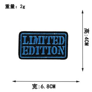 Parches Termoadhesivos Cuadrados Personalizados Bordados de Edición Limitada Feral Hope en Varios Colores para Decoración de Ropa, Sombreros y Bolsos - Product Image 5