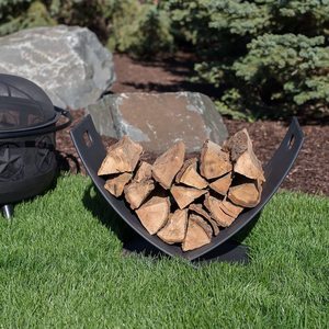 Firewood rack outdoor steel fireplace storage Firewood Log Rack Decorative Indoor/Outdoor Steel fireplace wood holder Storage