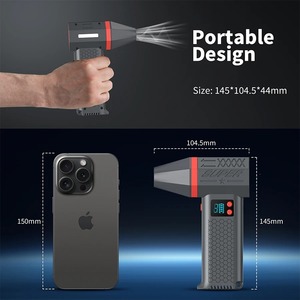 Hot Sell 130000PM Air Blower Turbo Jet Fan Electric Power Display Handheld Mini Dust Cleaner High Speed <b>Duster</b> Gun Cleaning Tool - Product Image 6