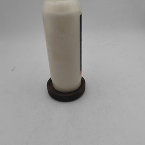 Candela di preghiera bianca di 9 giorni in vaso di plastica memoria candela tomba e candele funebri per la veglia commemorativa religiosa e di emergenza - Product Image 2