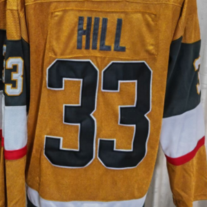 Готовый к отправке Vegas Jack Eichel Gold Home лучшее качество сшитая Национальная хоккейная Майка - Product Image 2