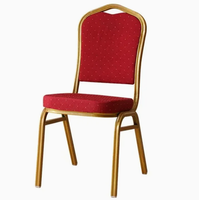 Chaise de salle à manger moderne de luxe empilable, imperméable, durable, avec pieds en métal doré, revêtement en lin, pour la maison, le bureau ou la salle à manger, garantie 5 ans