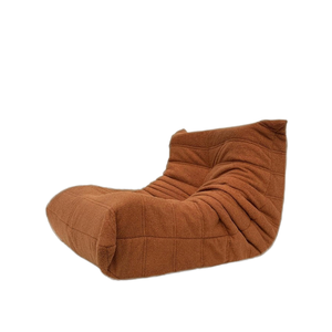 Modernes Luxuriöses Komprimiertes Loungesofa Wohnzimmersofas Sitzsacksofa aus Teddy-Stoff für das Wohnzimmer - Product Image 1