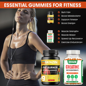 Gomitas de Garcinia para Fitness de Marca Privada, Quemagrasas Rápidas, Aceleran el Metabolismo, Mantienen el Peso, Sin Azúcar, Extracción de Plantas, Té Verde - Product Image 5