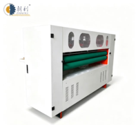 Machine de découpe et de rainurage à lame fine à réglage électrique, pour le traitement du carton ondulé sans bavures