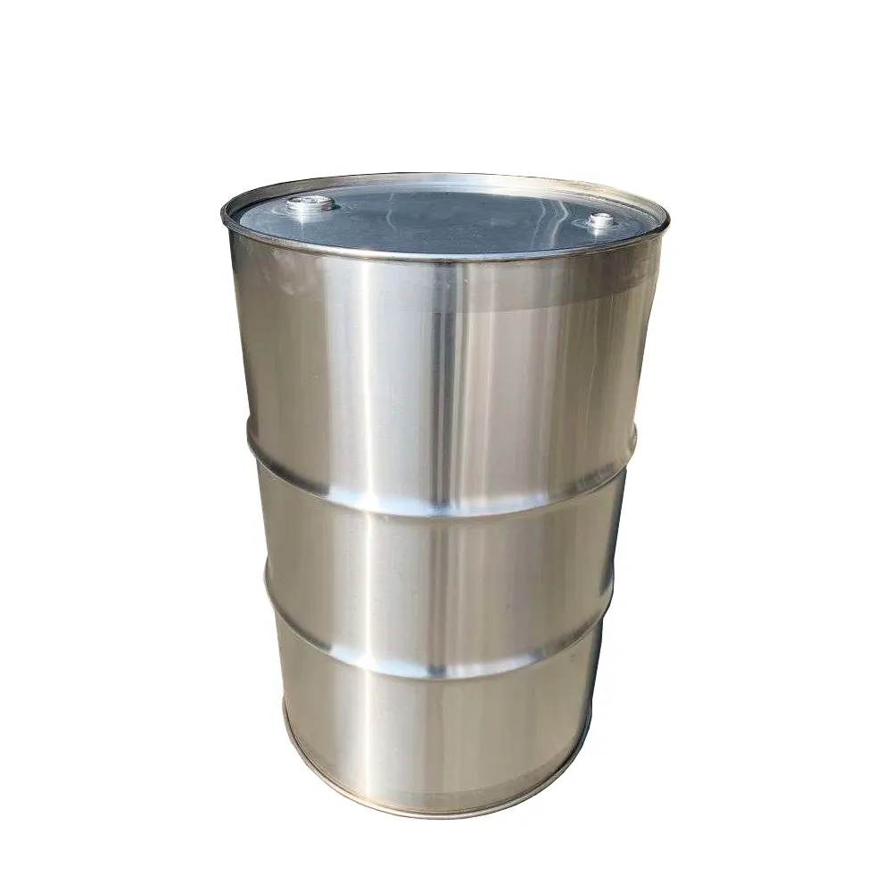 Brand New 200L Food Grade SS304 316 Stainless Steel Drum Barrel For Honey Syrup