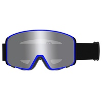 Nouvelles lunettes de ski cylindriques, double couche anti-buée, résistantes au vent, monture en TPU, lentille en PC, pour adultes, snowboard