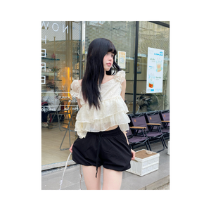 Low MOQ <b>Bermuda</b> <b>Shorts</b> for <b>Women</b> Plus Size High Waist Breathable OEM Service Vietnam Manufacturer Free Sample - Product Image 2