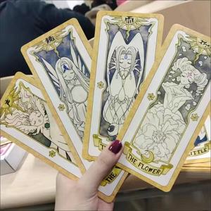 XM Collect - Nuevo Juego Completo de Tarot de Anime Clásico Edición Cómic de Clow para Regalo, Cartas de <span class=keywords><strong>Sakura</strong></span> <span class=keywords><strong>Cardcaptor</strong></span>, Manualidades de Papel y Plástico - Product Image 4