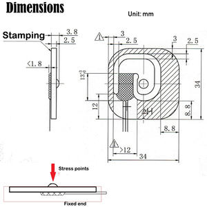MLC815 Half Bridge <span class=keywords><strong>Precio</strong></span> barato Mini hogar Cocina Báscula <span class=keywords><strong>de</strong></span> peso Sensor <span class=keywords><strong>de</strong></span> celda <span class=keywords><strong>de</strong></span> carga 50kg - Product Image 6
