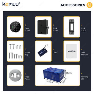 Système de Cadenas Intelligent KEMUU à Écran Tactile avec Mot de Passe pour Casiers, Verrous Numériques TTlock Rfid Nfc pour Armoires et Tiroirs - Product Image 6