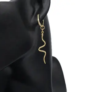 批发中国工厂时尚饰品定制蛇耳环箍礼品镀金蛇箍耳环女耳环