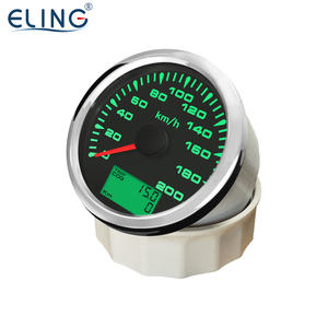 ELING 85mm GPS velocímetro 120KMH 200 KM/H odómetro con curso de viaje sobre el suelo 8 colores de retroiluminación para coches camiones barcos yates - Product Image 3