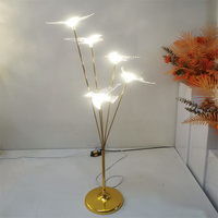 Acrylique Oiseaux De Mariage Décoratif LED Lustre Éclairage Lampes Suspendues Lumières De Mariage