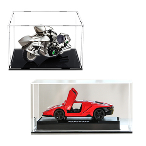 Acrylic Display Box Factory Made Custom Size Clear Acrylic Rectangle Display Toy Box 1:18 Scale Acrylic Display Case