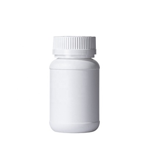 Pot de conditionnement de pilules médical cylindrique économique de 120 cc 225 cc blanc/noir, flacons de compléments vitaminiques - Product Image 4