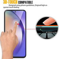 Protecteurs d'économiseur d'écran pour téléphones portables protecteur plat protecteur en verre trempé pour samsung a54 5g