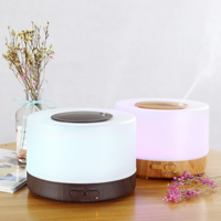 Humidificateur d'air ultrasonique en bois à vente chaude, humidificateur à brume fraîche de 700 ml, diffuseur d'huiles essentielles, diffuseur d'arômes