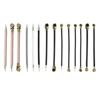 Cable Pigtail SMA Hembra a IPX/UFL de Calidad, Conector Personalizado, Cable Adaptador Blindado con Anillo de Ferrita, Cables de Comunicación