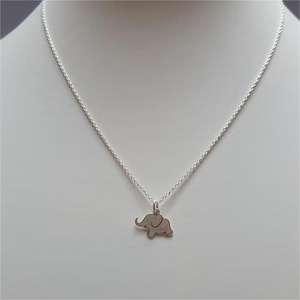 สร้อยคอรูปสัตว์น่า<span class=keywords><strong>รัก</strong></span>ดีไซน์ใหม่คลาสสิกละเอียดอ่อนสร้อยคอช้างสแตนเลส18 K ชุบทอง - Product Image 5