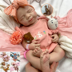 Poupées <span class=keywords><strong>Reborn</strong></span> Réalistes pour Tout-Petits, Corps en Silicone Souple, Poupées Garçon et Fille, Peau Peinte en 3D, Jouets Bébé Nouveau-né Réalistes - Product Image 1