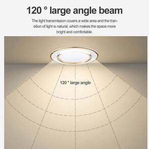 <span class=keywords><strong>Downlight</strong></span> LED integrado redondo ultradelgado de aluminio 3W <span class=keywords><strong>5W</strong></span> 7W 9W 12W 15W decoración moderna de estilo europeo - Product Image 2