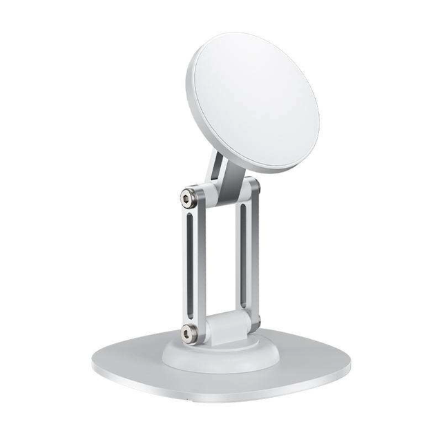 Aviation Aluminum Adjustable Desk Phone Stand, 360° Rotatable Telescopic Live Broadcast Holder for Phone & Tablet, Wholesale